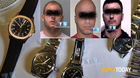 atrestato napoletano responsabile rapina rolex a roma|Roma, la banda degli orologi di lusso: 200 predoni napoletani in .